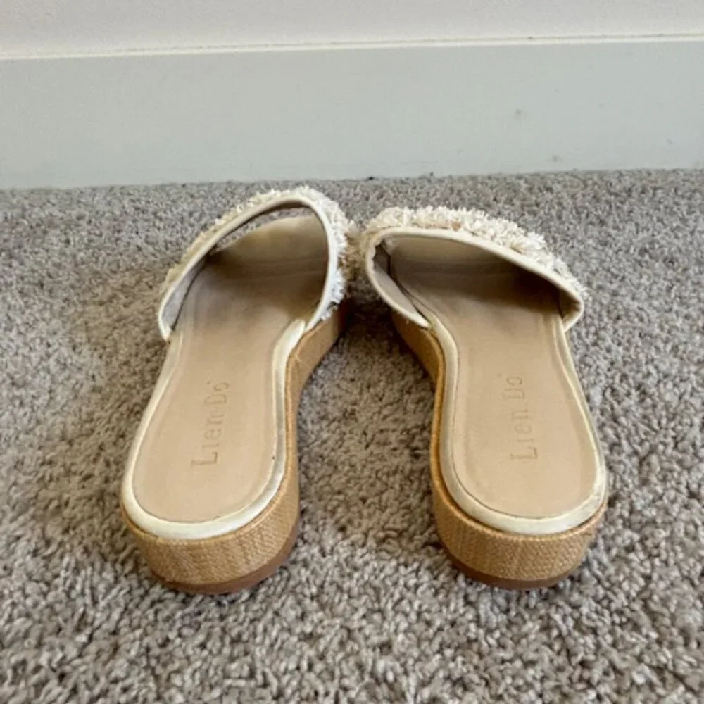 Anthropologie Lien.Do by Seychelles Buenavista Slides size 8.5